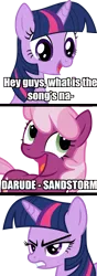 Size: 700x2000 | Tagged: angry, artist:jeatz-axl, artist needed, artist:sulyo, cheerilee, comic, darude sandstorm, derpibooru import, faic, frown, glare, gritted teeth, meme, open mouth, safe, smiling, song, twilight sparkle, youtube comments