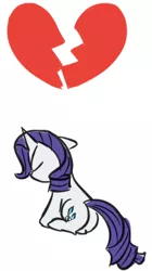 Size: 209x374 | Tagged: artist:bambooharvester, ask, derpibooru import, heart, rarity replies, safe, solo, tumblr