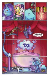 Size: 974x1497 | Tagged: artist:agnesgarbowska, derpibooru import, fluttershy, idw, idw advertisement, miss direction, peppers ghost, preview, pudding, rarity, safe, spoiler:comic, spoiler:comic21, trixie