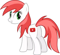 Size: 8342x7630 | Tagged: safe, artist:djdavid98, derpibooru import, oc, oc:matched content, ponified, unofficial characters only, earth pony, pony, .ai available, .svg available, absurd resolution, simple background, solo, transparent background, vector, youtube