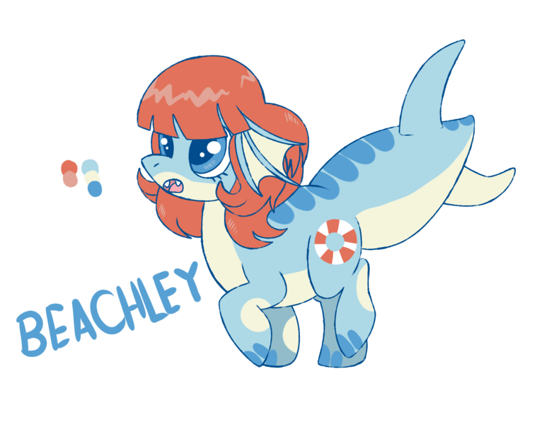 Size: 1489x1167 | Tagged: artist:skippyskiddo, derpibooru import, hybrid, oc, original species, safe, shark, shark pony, solo, unofficial characters only