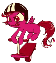 Size: 950x1073 | Tagged: artist:thraten, color palette challenge, derpibooru import, helmet, limited palette, safe, scootaloo, scooter, solo