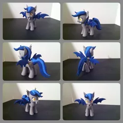 Size: 1024x1024 | Tagged: safe, artist:judhudson, derpibooru import, oc, oc:echo, unofficial characters only, bat pony, pony, brushable, custom, fangs, figure, irl, photo, solo, toy