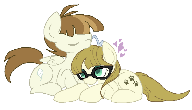 Size: 666x383 | Tagged: artist:rareponypairings, cute, derpibooru import, featherbetes, featherweight, female, glasses, male, older, safe, shipping, straight, zippoorbetes, zippoorweight, zippoorwhill