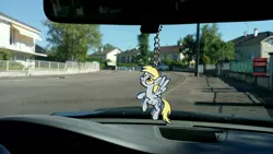 Size: 3840x2160 | Tagged: safe, derpibooru import, derpy hooves, pegasus, pony, best pony, car, female, keychain, mare, photo, welovefine