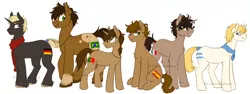 Size: 1280x481 | Tagged: argentina, argentina is white, artist:the-chibster, brazil, derpibooru import, germany, mexico, nation ponies, oc, ponified, portugal, safe, spain, unofficial characters only