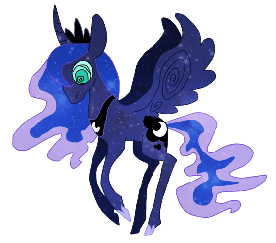 Size: 561x494 | Tagged: artist:riisusparkle, derpibooru import, princess luna, safe, simple background, solo