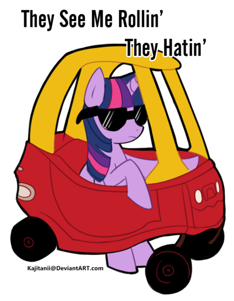 Size: 700x900 | Tagged: safe, artist:kaji-tanii, derpibooru import, twilight sparkle, twilight sparkle (alicorn), alicorn, pony, cozy coupe, female, mare, simple background, solo, sunglasses, swag, transparent background