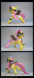 Size: 1700x3900 | Tagged: 3d print, artist:clawed-nyasu, derpibooru import, fluttershy, photo, safe, solo, steampunk