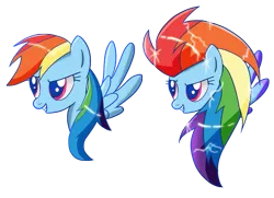 Size: 777x561 | Tagged: safe, artist:ii-art, derpibooru import, rainbow dash, rainbow power, rainbow power-ified, solo