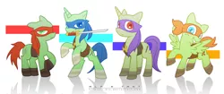 Size: 1024x430 | Tagged: artist:s-bis, derpibooru import, donatello, leonardo, michelangelo, ponified, raphael, safe, teenage mutant ninja turtles, tmnt 2012