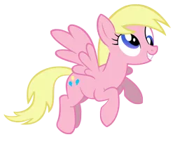 Size: 4000x3276 | Tagged: safe, artist:illuminatiums, derpibooru import, derpy hooves, pinkie pie, pegasus, pony, derpy pie, female, flying, fusion, mare, palette swap, show accurate, simple background, solo, transparent background, vector