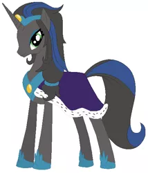 Size: 455x531 | Tagged: artist:owe-b-1, dark mirror universe, derpibooru import, equestria-3, good king sombra, good queen umbra, king sombra, queen umbra, rule 63, safe, solo