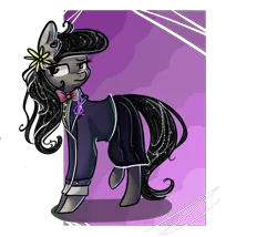 Size: 3500x3000 | Tagged: artist:bonbrony, classy, clothes, derpibooru import, dress, hair accessory, octavia melody, safe, solo