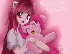 Size: 1600x1200 | Tagged: artist:kmitangol, crossover, derpibooru import, elfen lied, nyu, pinkie pie, safe