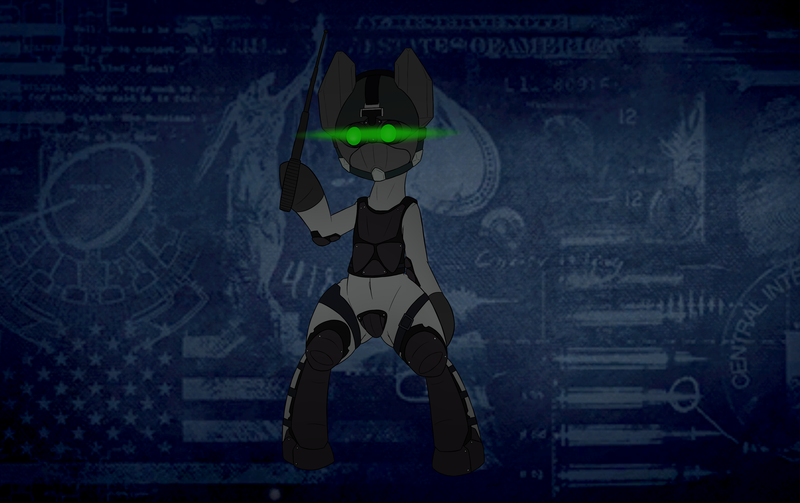 Size: 6000x3775 | Tagged: absurd resolution, anthro, armor, artist:thermalcake, bulletproof vest, cloaker, clothes, derpibooru import, dexterous hooves, goggles, payday, payday 2, payday the heist, ponified, safe, solo, vest