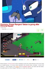 Size: 642x1010 | Tagged: angry, chroma squad, exploitable meme, gamer luna, meme, obligatory pony, power rangers, princess luna, saban, safe, tv meme