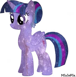 Size: 889x899 | Tagged: safe, artist:mixiepie, derpibooru import, twilight sparkle, twilight sparkle (alicorn), alicorn, pony, female, galaxy power, mare, simple background, solo, transparent background, vector