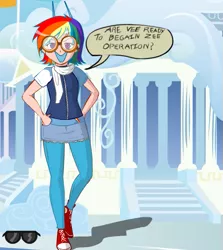 Size: 545x611 | Tagged: derpibooru import, explicit source, human, humanized, magical friends, rainbow dash, safe, solo