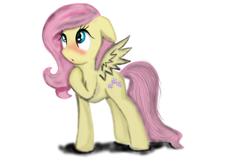 Size: 1425x992 | Tagged: artist:hyperdaspony, blushing, derpibooru import, fluttershy, safe, solo