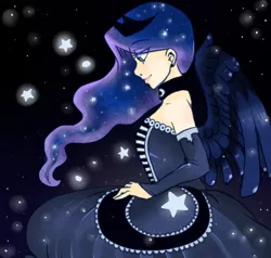 Size: 500x476 | Tagged: artist:sincerelymrbear, derpibooru import, human, humanized, princess luna, safe, solo