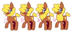 Size: 1056x461 | Tagged: safe, artist:zhampy, derpibooru import, oc, oc:kaybee, unofficial characters only, earth pony, pony, alternate hairstyle, female, mare, solo