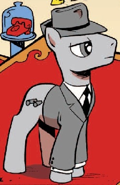 Size: 248x381 | Tagged: safe, artist:andypriceart, derpibooru import, idw, observer (character), pony, spoiler:comic, andy you magnificent bastard, batman, comic, easter egg, red phone, solo, telephone