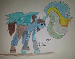 Size: 1228x979 | Tagged: safe, artist:ashal888, derpibooru import, ponified, alicorn, pony, korra, solo, the legend of korra, traditional art