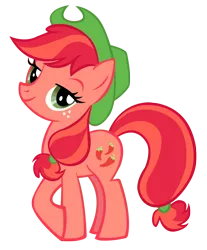 Size: 1496x1810 | Tagged: safe, artist:durpy, color edit, derpibooru import, applejack, pepperdance, earth pony, pony, female, mare, palette swap, recolor, simple background, solo, transparent background, vector