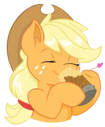 Size: 2208x2682 | Tagged: applejack, artist:gretsch1962, artist:joey darkmeat, cider, cute, derpibooru import, drinking, eyes closed, heart, jackabetes, safe, simple background, smiling, solo, transparent background, vector