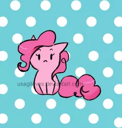 Size: 463x486 | Tagged: artist:usagilovex, chibi, cute, derpibooru import, diapinkes, looking at you, pinkie pie, safe, solo