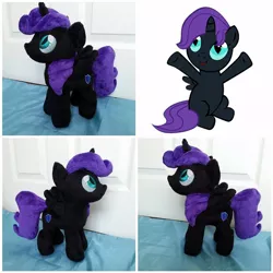 Size: 600x600 | Tagged: artist:penniesponyplushies, derpibooru import, irl, oc, oc:nyx, photo, plushie, safe, unofficial characters only