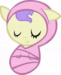 Size: 806x990 | Tagged: safe, artist:3d4d, derpibooru import, cream puff, pony, baby, baby pony, filly, foal, newborn, solo