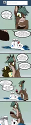 Size: 800x3212 | Tagged: apple gag, apple of discord, artist:sevireth, ask, bondage, crufavers, deer, derpibooru import, gag, oc, oc:bright spark, oc:fafaeli, oc:roboshi, rope, safe, tumblr, unofficial characters only