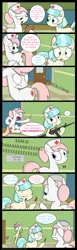 Size: 1700x5500 | Tagged: semi-grimdark, artist:pandramodo, derpibooru import, coco pommel, nurse redheart, earth pony, pony, ar15, blood, comic, female, floppy ears, frown, gritted teeth, gun, hoof hold, hospital, mare, ouch, rifle, screaming, shivering, shrunken pupils, smiling, syringe, weapon, wide eyes