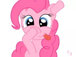 Size: 1600x1200 | Tagged: bad habit, derpibooru import, ear picking, nose picking, pinkie pie, safe, silly, solo