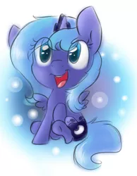 Size: 1981x2553 | Tagged: artist:nekosnicker, cute, derpibooru import, filly, princess luna, safe, solo, woona