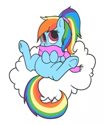 Size: 1069x1285 | Tagged: artist:silver1kunai, clothes, cute, derpibooru import, rainbow dash, safe, scarf, solo, underhoof