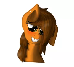 Size: 463x417 | Tagged: safe, artist:marsminer, derpibooru import, oc, oc:venus spring, unofficial characters only, pony, braces, earring, female, looking at you, mare, smiling, solo