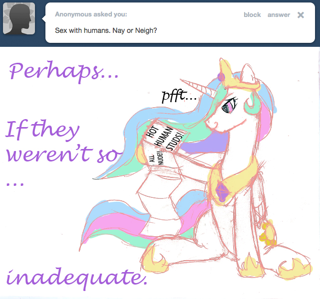 Size: 641x600 | Tagged: ask, ask celestia, derpibooru import, princess celestia, questionable, solo, tumblr