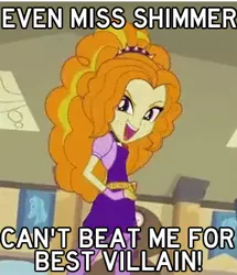 Size: 309x360 | Tagged: safe, derpibooru import, edit, edited screencap, screencap, adagio dazzle, sunset shimmer, equestria girls, rainbow rocks, female, gem, image macro, meme, siren gem, solo, text edit