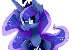 Size: 4300x3000 | Tagged: artist:rayadra, derpibooru import, princess luna, safe, simple background, solo