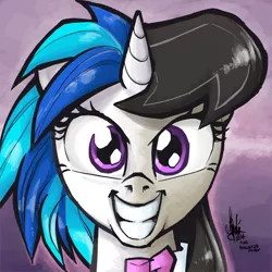 Size: 600x600 | Tagged: safe, artist:theartrix, derpibooru import, octavia melody, vinyl scratch, conjoined, fusion, help us, hilarious in hindsight, i dont even, lol, scratchtavia, strange, wat, we have become one, weird, what has science done, wtf