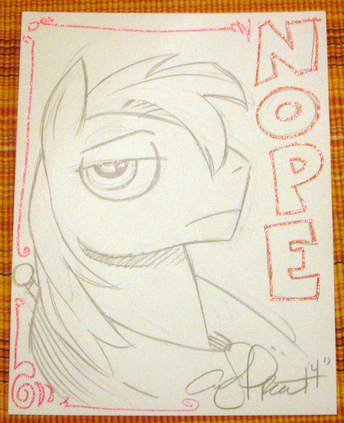 Size: 685x843 | Tagged: safe, artist:andypriceart, derpibooru import, big macintosh, earth pony, pony, male, monochrome, nope, sketch, solo, stallion, traditional art