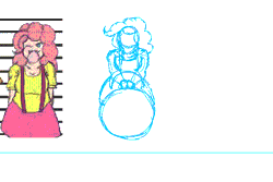 Size: 500x333 | Tagged: 2d animation, animated, artist:xenstroke, bouncing, derpibooru import, frame by frame, human, humanized, pinkie pie, safe, solo, space hopper, wip