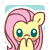 Size: 50x50 | Tagged: animated, artist:sarilain, blushing, derpibooru import, fluttershy, heart, safe, solo