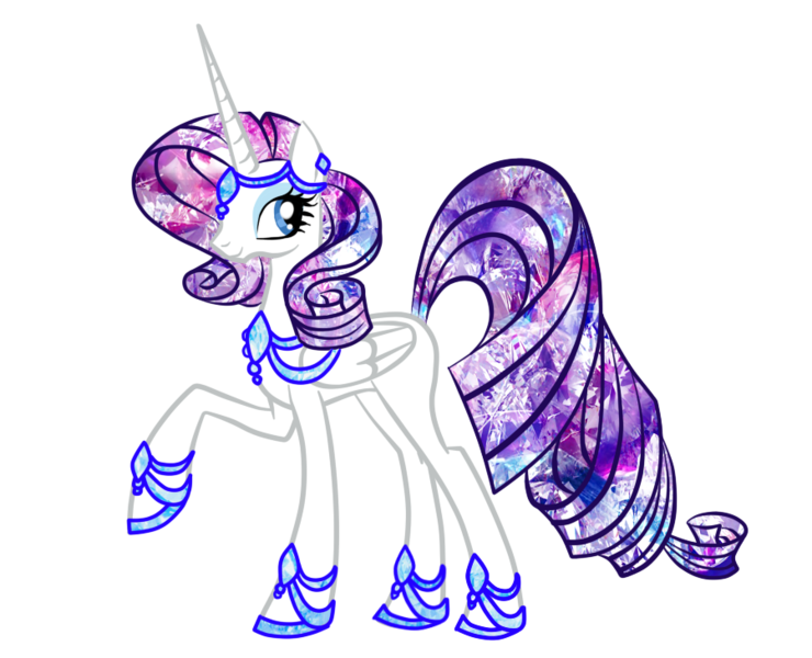 Size: 900x730 | Tagged: safe, artist:spock-sickle, derpibooru import, rarity, alicorn, pony, alicornified, princess, race swap, raricorn, solo