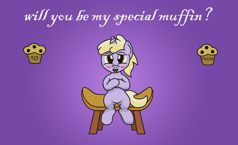 Size: 1971x1205 | Tagged: artist:gogglesparks, cute, derpibooru import, dinkabetes, dinky hooves, muffin, safe, solo