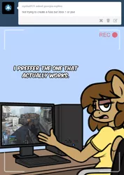 Size: 650x920 | Tagged: anthro, artist:stunnerpone, battlefield 4, derpibooru import, georgia replies, glorious master race, oc, oc:georgia lockheart, pc game, pc master race, safe, unofficial characters only