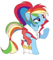 Size: 839x953 | Tagged: safe, artist:ysbrony2000, derpibooru import, rainbow dash, equestria girls, rainbow rocks, rainbow dash always dresses in style, rainbow rocks outfit, solo